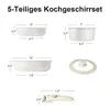 Antihaft Topfset 5-teilig mit Silikonglasdeckel – Produktbild-Vorschau 7