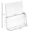 Din A4 Tischprospekthalter im Hochformat transparent / Produktbild-Vorschau 6