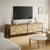 Merax TV Lowboard mit 4 Türen, TV Board mit geometrisches Produktbild-Vorschau 2