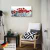 ARTland Leinwandbild Roter Mohn im Feld Größe: 100x50 cm Produktbild-Vorschau 5
