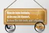 Blechschild Spruch 27x10cm wenn der letzte Strohhalm Sekt Produktbild-Vorschau 2
