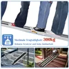LZQ 2 x Rollstuhlrampe 76-122cm aus Aluminium mobil Rampe Produktbild-Vorschau 4
