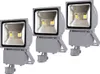 3pcs 100W LED Fluter Strahler mit PIR Produktbild-Vorschau 1