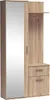 MEBLINI Garderobenschrank Flur mit Spiegel - Garderobe Produktbild-Vorschau 1