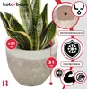 KOTARBAU® Vaso da fiori Altezza 31 cm ⌀ 37 cm Vaso da fiori Anteprima dell’immagine prodotto 4