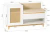 SoBuy FSR128-W Schuhbank mit Gitteroptik Schuhschrank Produktbild-Vorschau 7