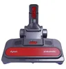 A vacuum cleaner head with red and gray components against a white background. Produktbild-Vorschau