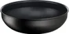 A black wok/frying pan shown from a side angle against a white background. Podgląd zdjęcia produktu