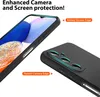 Für Samsung Galaxy A14 4G 5G Silikon Schwarz Schutz Hülle + Produktbild-Vorschau 3