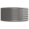 vidaXL Hochbeet Verzinkter Stahl 224x80x36 cm Grau Produktbild-Vorschau 4