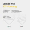 Technik E27 LED-Lampe A60 11,1W 1055lm 2700K warmweiß 3 Produktbild-Vorschau 3