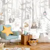 Muralo Vlies Fototapete für Kinderzimmer WALDTIERE Bäume Produktbild-Vorschau 8