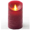 Kerze Wachs rustikal bewegliche Flamme 7,5x15 cm bordeaux Produktbild-Vorschau 11
