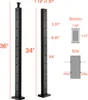 Sloupky pro kabelové zábradlí SucceBuy, balení po 4 ks, 914 Náhled obrázku produktu 8