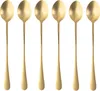 Intirilife 6er Set Löffel aus Edelstahl in Gold - 19 cm Produktbild-Vorschau 1