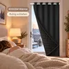 110x203cm Türvorhang Thermo Kälteschutz 405GSM Ösen Produktbild-Vorschau 5