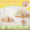 COSTWAY - Set da 2 mensole da parete per bambini, mensola Anteprima dell’immagine prodotto 4