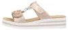 Rieker Damen Pantolette mit Strass und Metallic Schimmer Produktbild-Vorschau 6