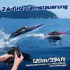 WeFone RC Boot für Kinder, 2,4 GHz, kentersicher, LED, 40 Produktbild-Vorschau 4