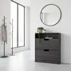 Szafka na buty Relaxdays z półką, wymiary 102 x 80 x 24 cm, Podgląd zdjęcia produktu 2