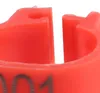 100 Stück/Beutel, 8 mm, nummerierte Plastik-Fußringe für Produktbild-Vorschau 4