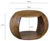 FineBuy Couchtisch Mango Massivholz rund 60 cm x 46 cm x 36 Produktbild-Vorschau 3