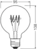 OSRAM Vintage 1906 LED CLASSIC SLIM Filament Globe 4.8W 827 Produktbild-Vorschau 3