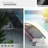 A collage of images showing a garden lounger in rain and by a pool, with text highlighting its features. Náhled obrázku produktu