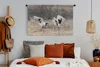 MuchoWow® Wandteppich Wandbehang Zwei bunte europäische Produktbild-Vorschau 4