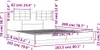 VidaXL 3209984, Dub, 2,04 m, 2,03 m, 84 cm, 2000 x 2000 mm, Náhled obrázku produktu 8