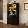 Vetrina di 100 x 35 x 170 cm, con 2 vani contenitori, 2 Anteprima dell’immagine prodotto 4