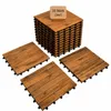 Hossis Wholesale Holzfliesen Balkon 30x30 cm Akazie Teak Optik 33 Stueck 3m2 Balkonboden Terrassenfliesen Klicksystem Gartenfliesen Terrassenboden Aussenbereich wetterfest zuschneidbar rutschfest Produktbild-Vorschau