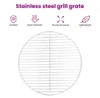 vidaXL Ruszt do grilla srebrny 43 x 43 cm stal nierdzewna Podgląd zdjęcia produktu 3