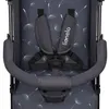 Close-up view of a stroller's harness and safety bar. Produktbild-Vorschau