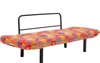 A colorful patchwork sofa bed on a white background. Produktbild-Vorschau
