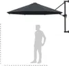 vidaXL Parasol do montażu na ścianie z metalowym drążkiem Podgląd zdjęcia produktu 20