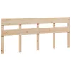 vidaXL Massivholzbett ohne Matratze 200x200 cm Kiefer Produktbild-Vorschau 5