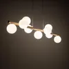Tk Lighting Hängeleuchte Estera Opalglas Holz Neunflammig Produktbild-Vorschau 3