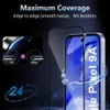 Promotional image for a screen protector on a smartphone. Produktbild-Vorschau