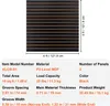 SucceBuy Panneaux muraux à lamelles, 4 x 2 pieds, panneaux Voir les images du produit 7