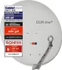 DUR-line Select 75/80cm Komplettanlage hellgrau + Quad LNB Produktbild-Vorschau 3