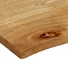 Möbel Tischplatte mit Baumkante 60x60x3,8 cm Massivholz Produktbild-Vorschau 6