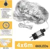 660 LED Lichternetz 6 x 4 m warmweiß Lichterkette Netz Produktbild-Vorschau 10