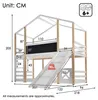 Flieks Etagenbett 90x200cm Kinderbett mit Rutsche und Produktbild-Vorschau 7