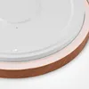 Lindby LED-Deckenleuchte Mynte, Ø42cm, Holzoptik, Produktbild-Vorschau 5