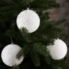 BRUBAKER Glitzer Weihnachtskugeln - 4er Set große Glitter Produktbild-Vorschau 3