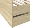 vidaXL Denní postel se zásuvkami bez matrace Sonoma dub Náhled obrázku produktu 7