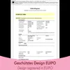A document titled 'UGM-eRegister' with registration details. Produktbild-Vorschau
