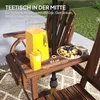 Outsunny 2-Sitzer Gartenbank Holz, wetterfest Sitzbank mit Produktbild-Vorschau 5