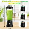 Tragbarer Mixer, Smoothie Maker mit 6 Klingen, 500ml Produktbild-Vorschau 2